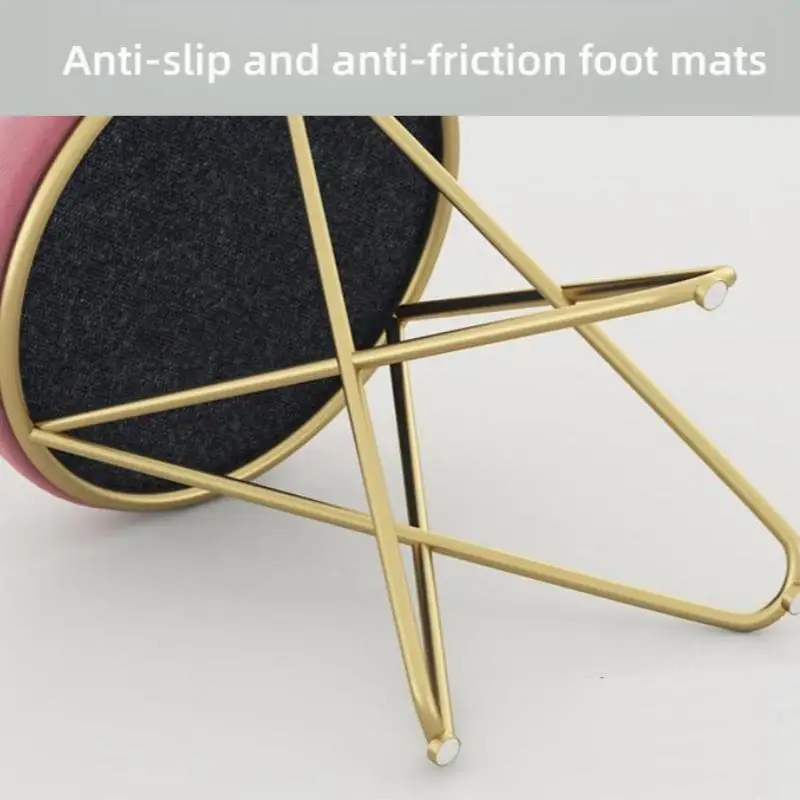 Dresser Stool Net Red Makeup Stool Simple Modern Nail Chair Girls Bedroom Home Round Makeup Chair