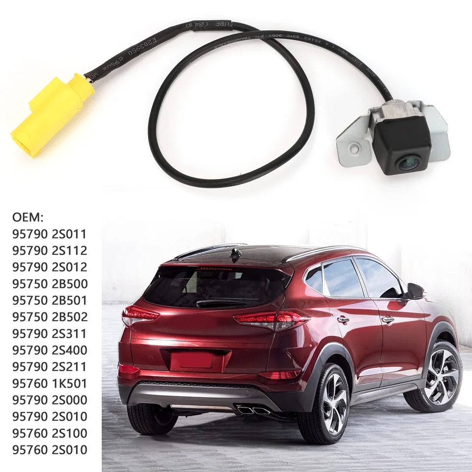 Auto Achteruitrijcamera Achteruitrijcamera Voor Hyundai IX35 IX20 Voor Tucson Voor Santa Fe 95760 1K501 95790-2S112 Auto Achteruitrijcamera Backup Park Assist Camera