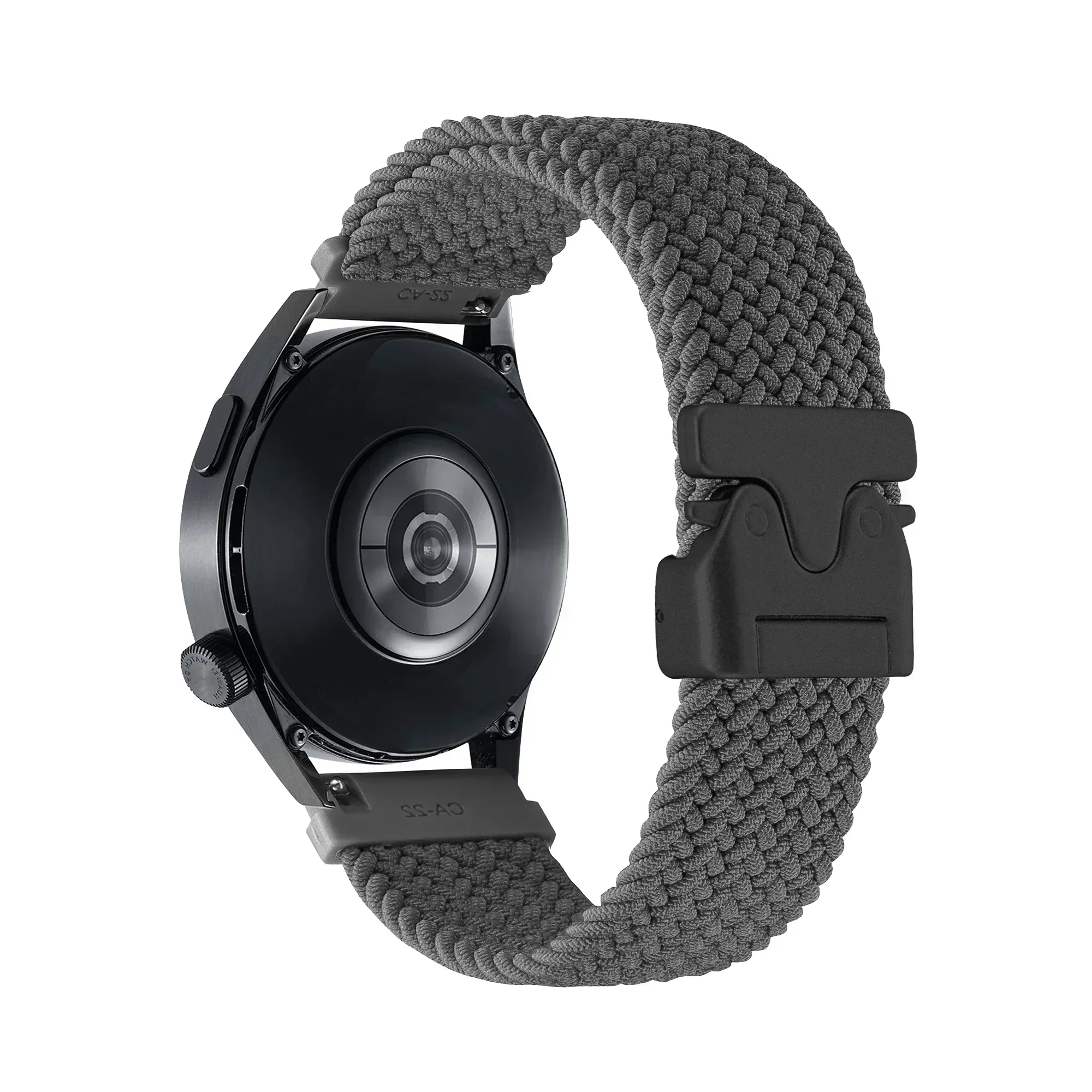 Nylon Braided Watch Strap with Parachute Buckle in 20mm and 22mm Sizes