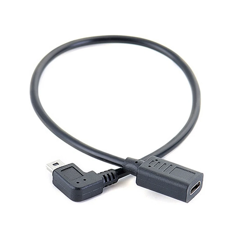 

Кабель типа C «гнездо» — «папа» Mini USB для зарядки и синхронизации данных