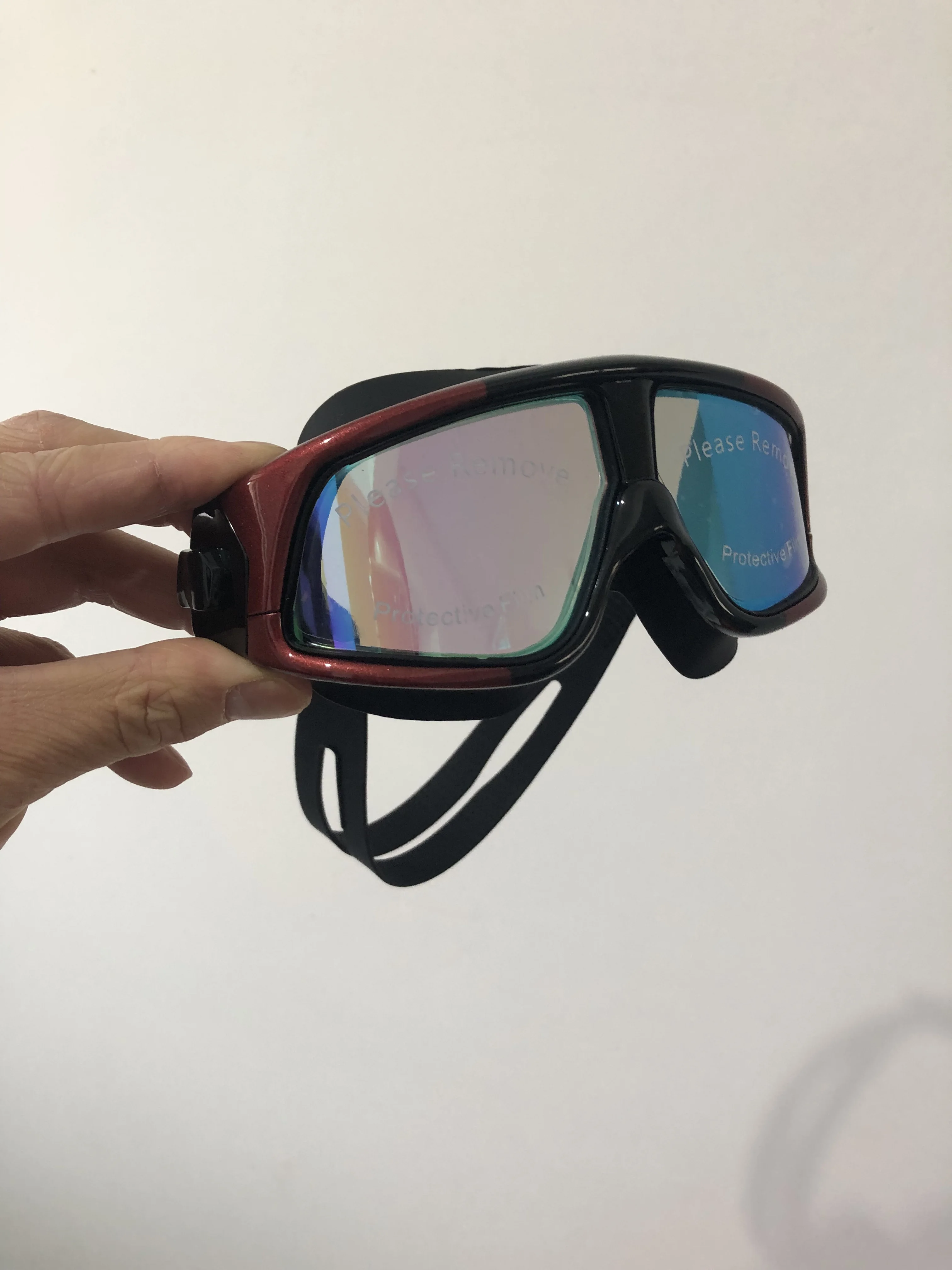 Ambienden Occhialini da Nuoto, Anti-Appannamento con Visione Chiara, Protezione UV, Regolazione Rapida, Ruarnizione in Silicone, Occhialini da Nuoto Unisex per Adulti, Placcatura Colorata Blu-verde