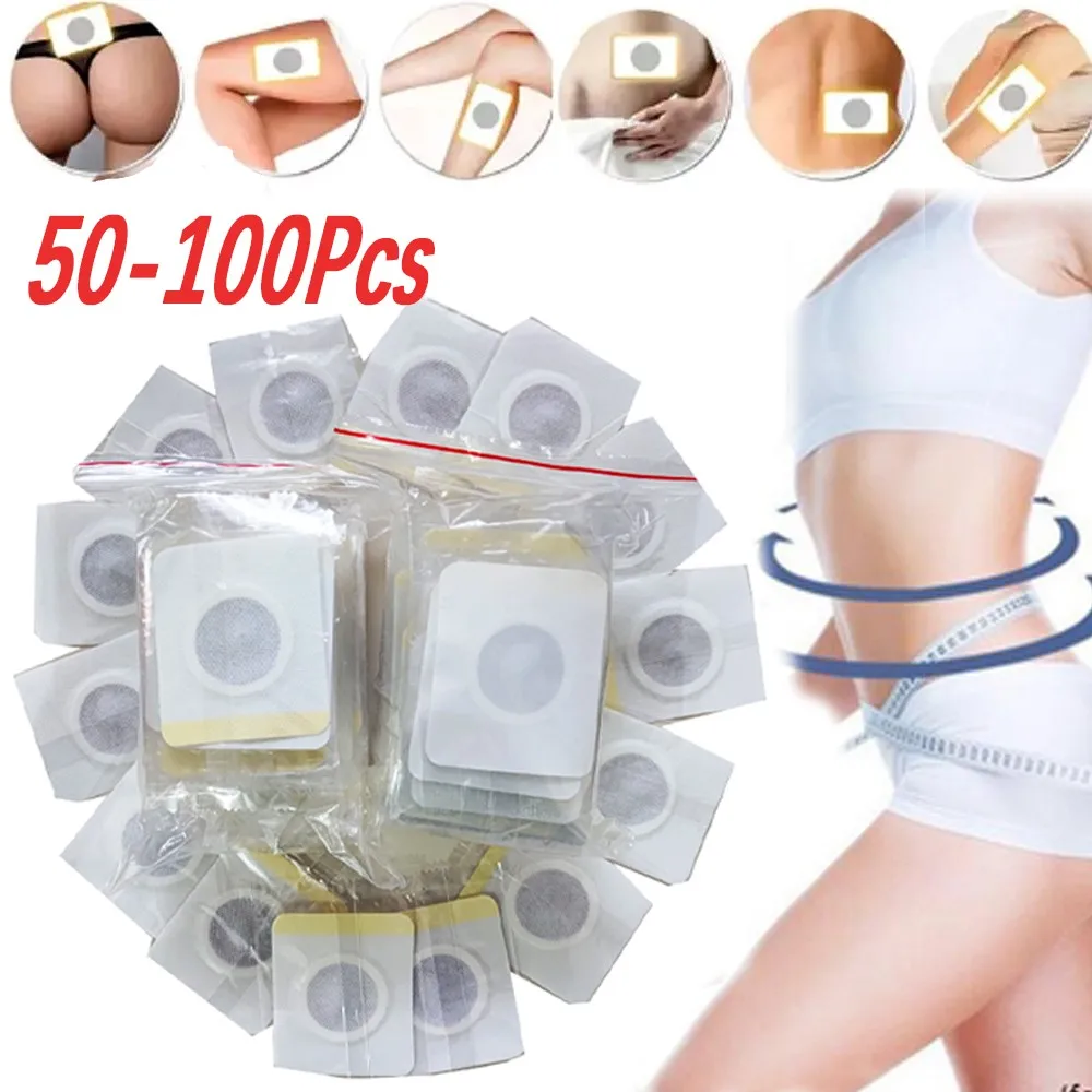 50-100PCS Selling Weight Loss Slim Patch Navel Sticker Slimming Product Fat Burning Weight Lose Belly Waist Plaster Weight Loss Products