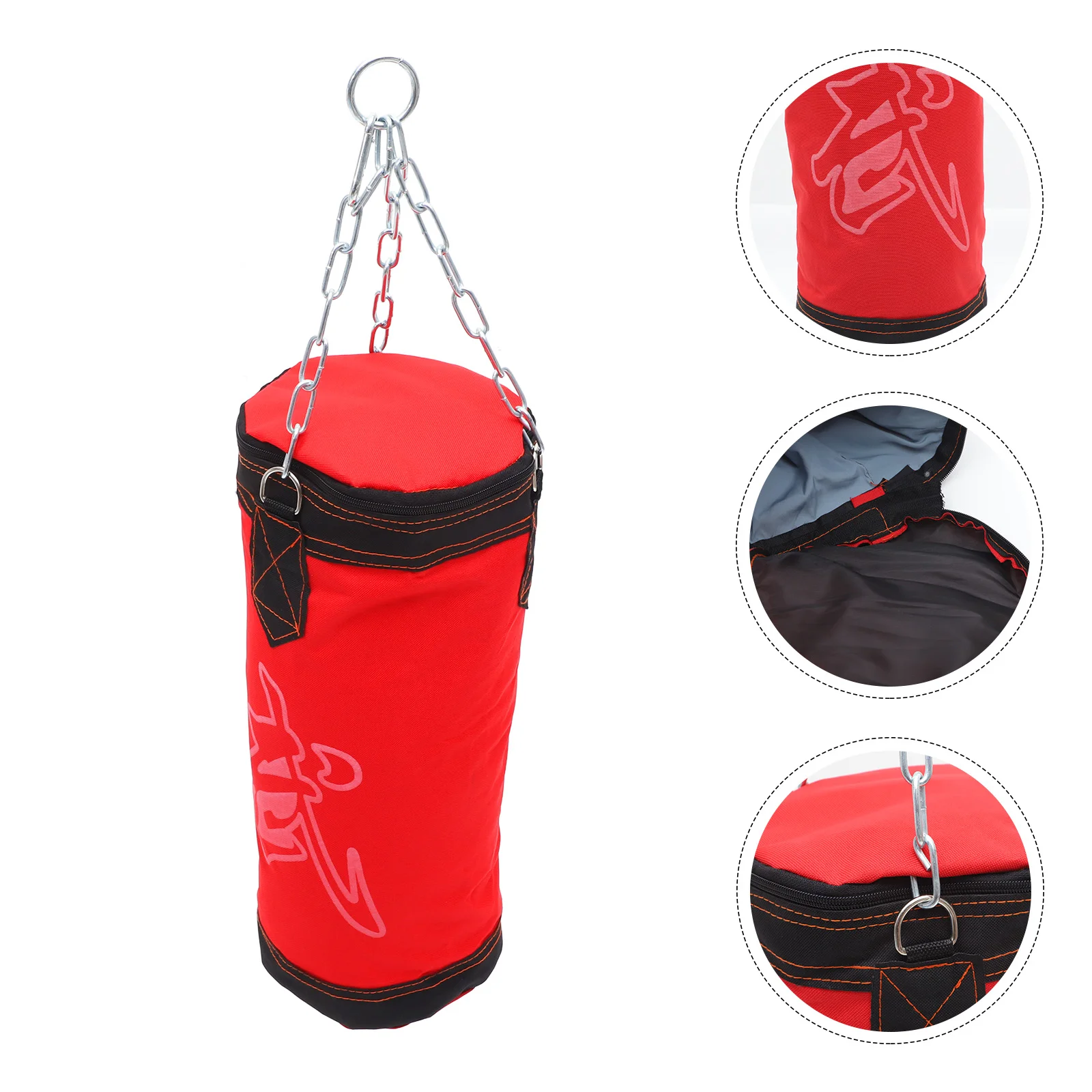 

Boxing Punching Bag Empty Sandbag Karate Kicking Printing Heavy Rag Training Exercising Sandbag Iron Padded Outdoor