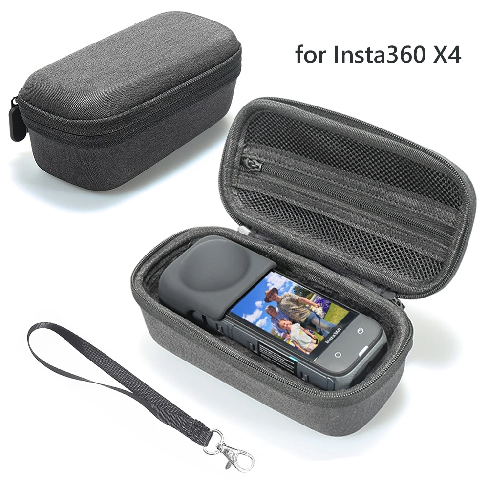 렌즈 보호 커버, 카메라 바디 보관 가방, 스크래치 방지 미니 보호 가방, Insta360 X4 용 여행 보관 케이스