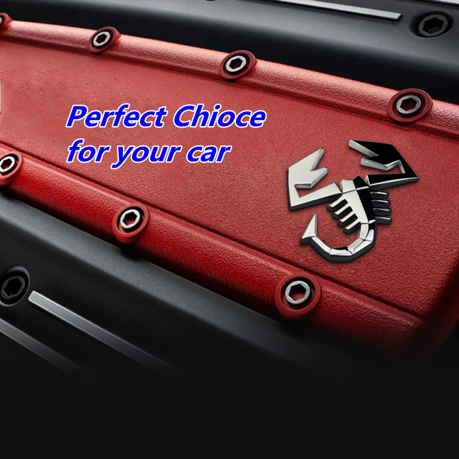 3D Car Stickers Metal Car Auto Logo Scratch Decal Chrome Badge Scorpion Emblem Self Adhesive Sticker Car Styling Accessories