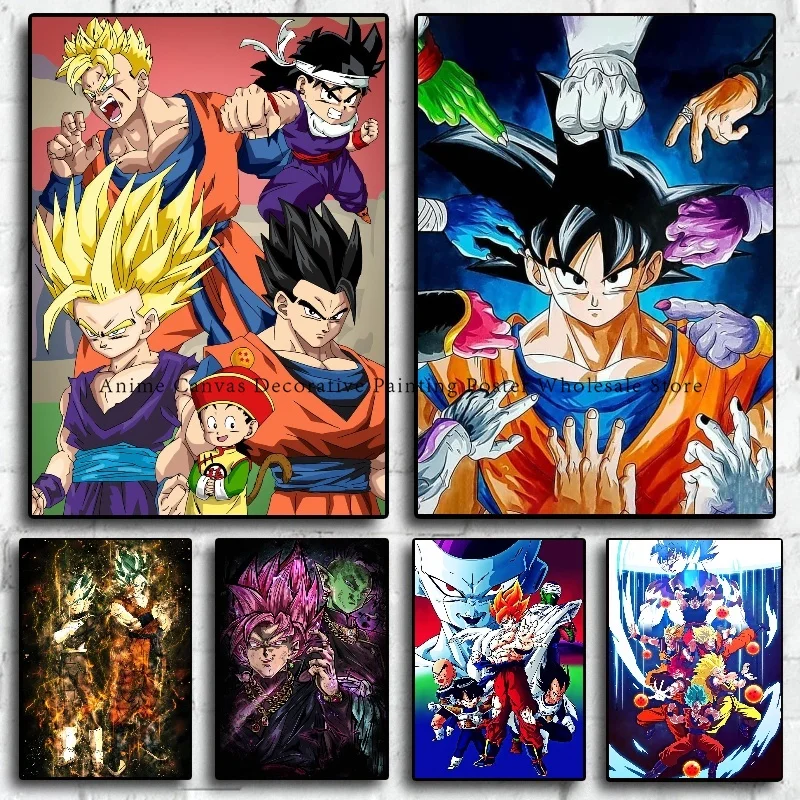 Goku Dragon Ball Z Hd Matte Finish Poster Paper Print - Animation