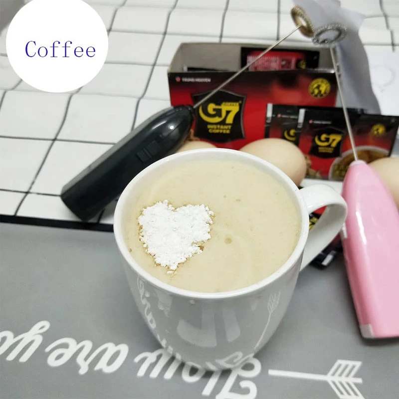 Electric Egg Beater Milk Frother For Coffee Cappiccino Creamer Agitator Kitchen Accessories Mini Portable Whisk Cooking Gadgets