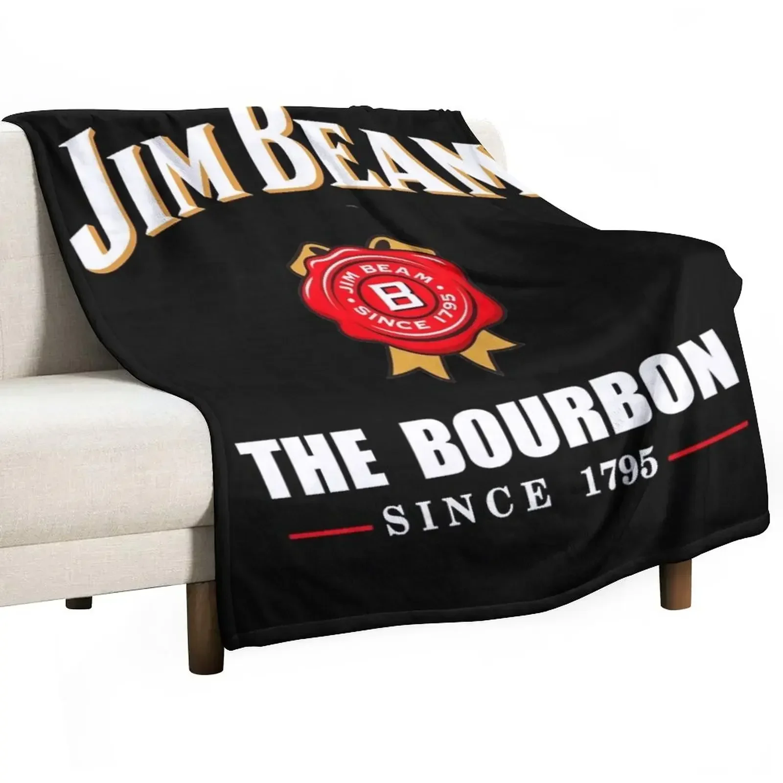 

Jim Beam Throw Blanket Furry Thins Sofa Throw Retros Blankets