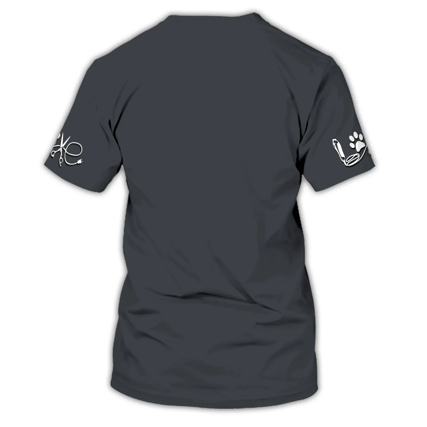 Sommer Mode herren t-shirt Pfote Hund Groomer Hund Barber Personalisierte 3D Gedruckt Unisex T-shirt straße Casual sport T-shirt DW175 – Detail 20