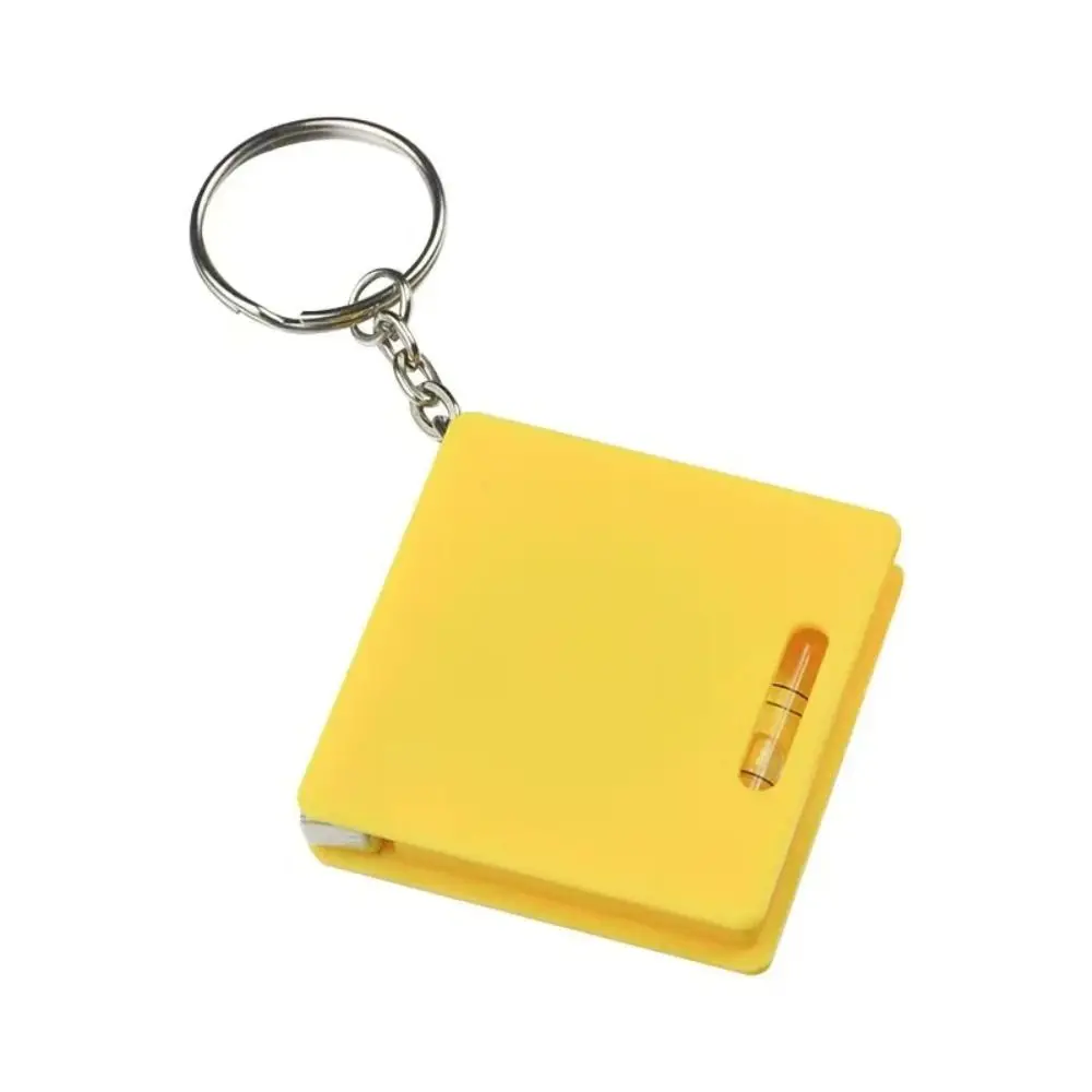 Measuring Tape Ruler 1M Retractable Mini Multifunctional Keychain For Woodworking