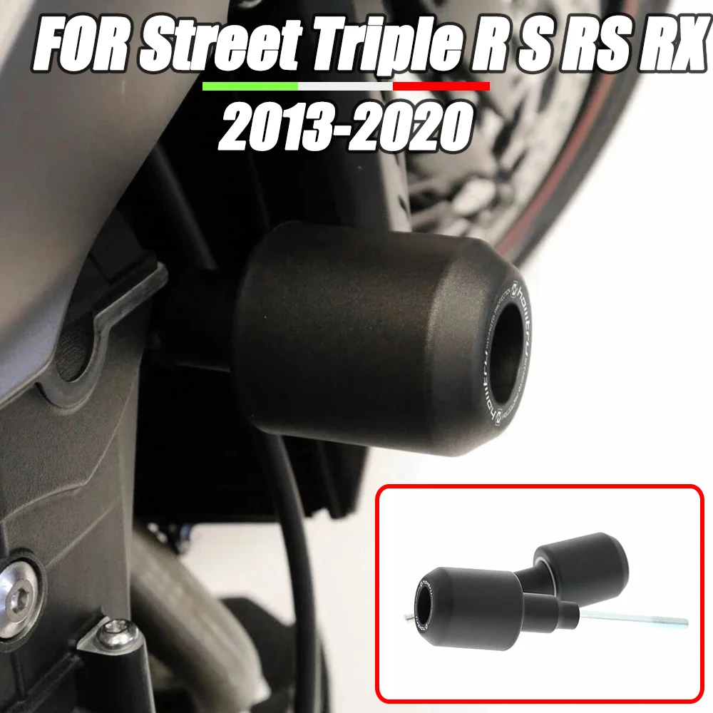 

Motorcycle Frame Sliders Crash Protector for Triumph Street Triple R S RS RX 2013-2020 Falling Protection Crash Pad