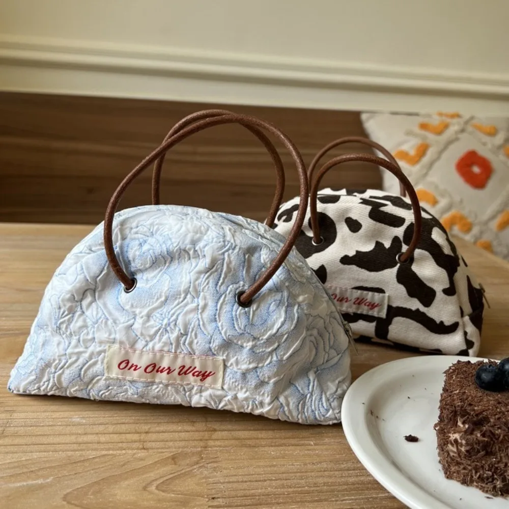 

Высококачественная ретро кожаная веревочная Сумочка полукруглая милая сумка для хранения на молнии многофункциональная сумка-тоут