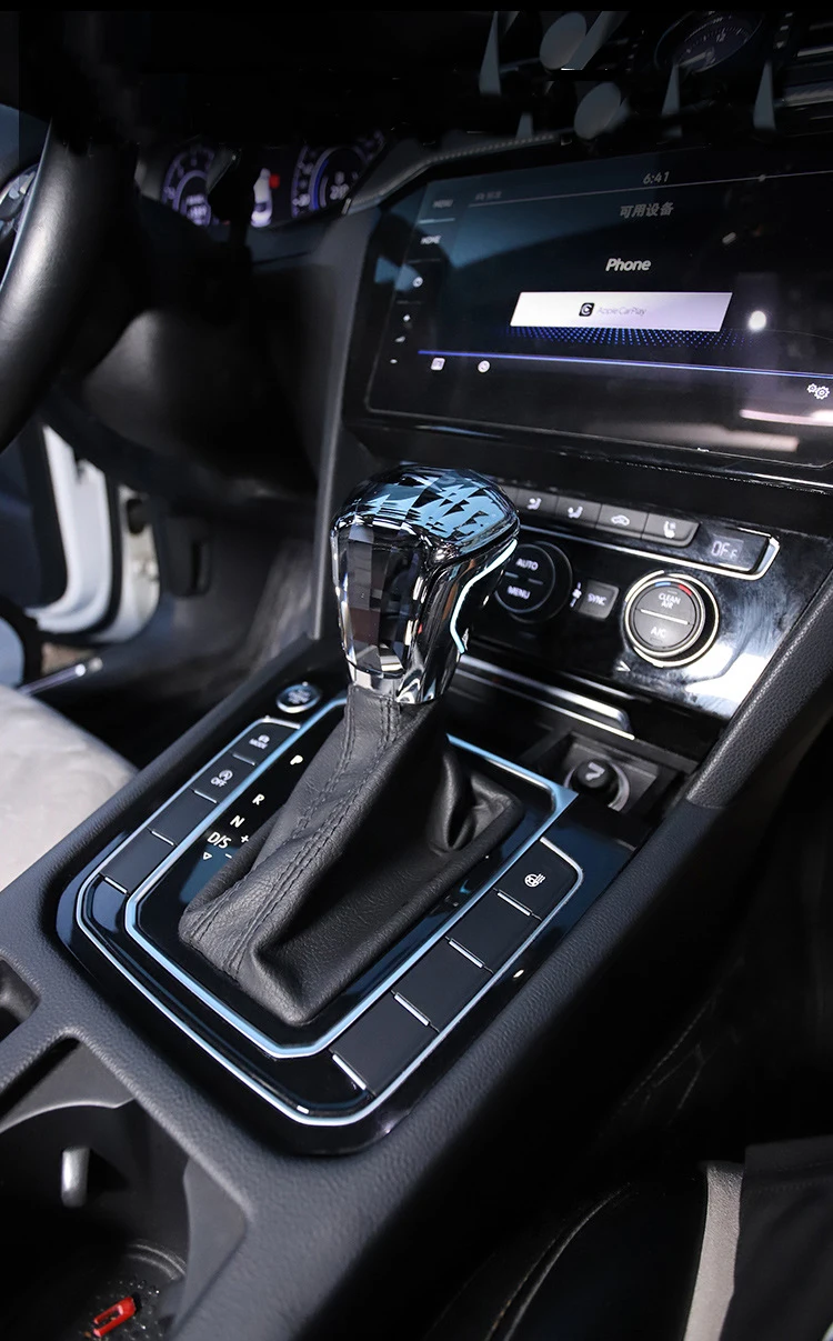 Crystal Shift Knob, Suitable For Volkswagen Series Scirocco, Passat, Touareg, Po