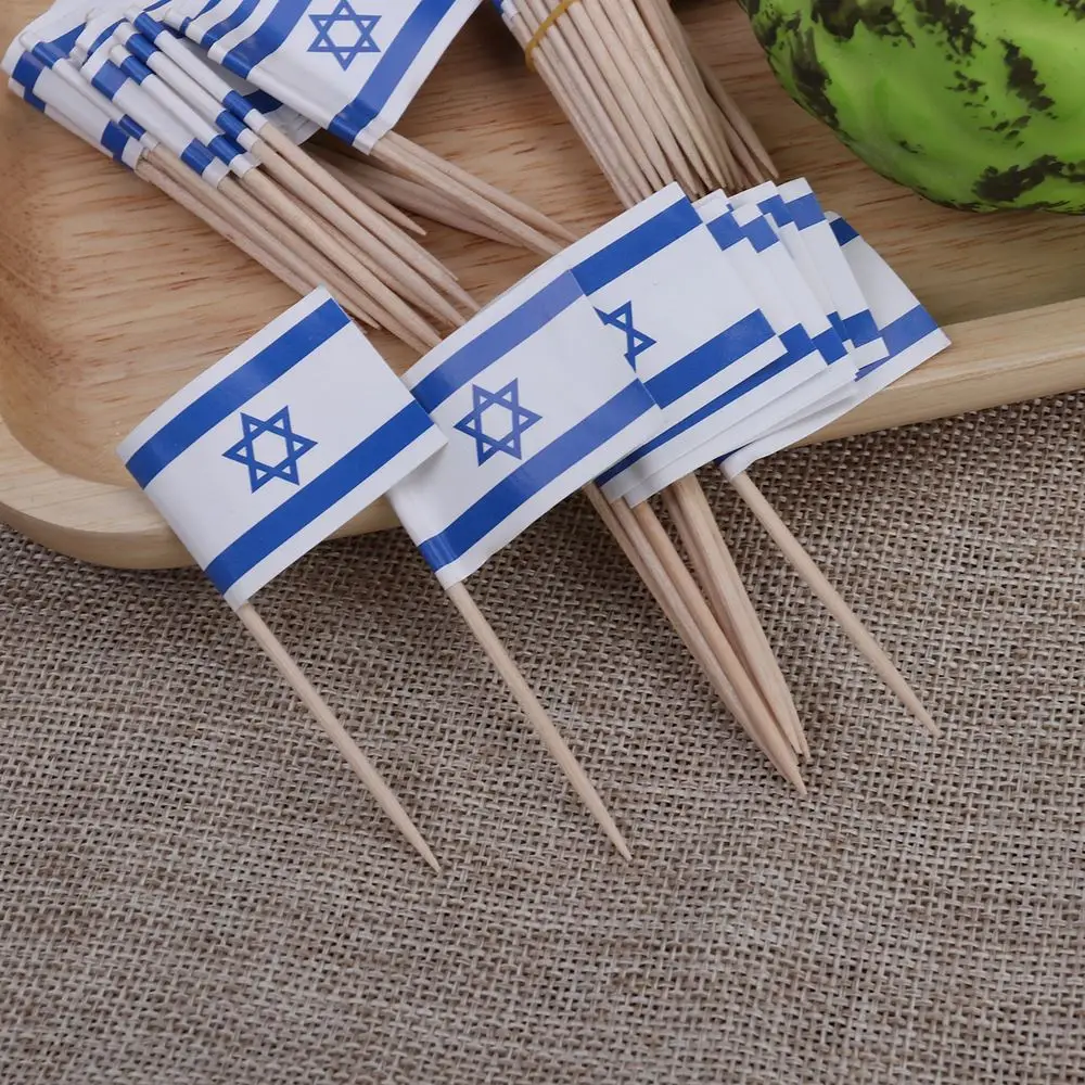 Description Picture 4 of item100pcs Toothpick Flags For Food Picks Toothpick Flags For Food Food Toothpicks Party Accessory 3.5 x 2.5 x 6.5 CM