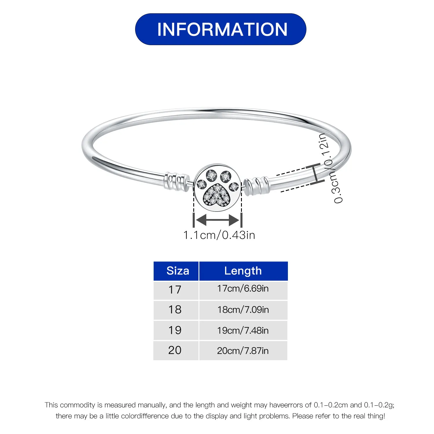 CYCUFF Neue 925 Sterling Silber Einfache Liebe Armbänder Zirkon Frauen Armband Charms Vielseitig Party Hochzeit Schmuck Zubehör – Detail 8