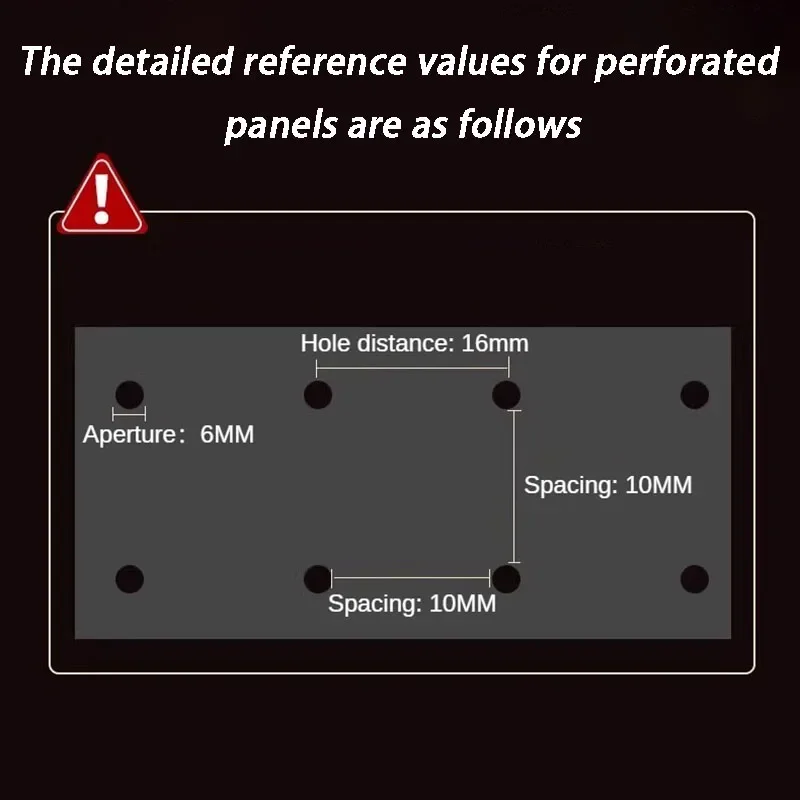 Large Peg Board Wall Multifunctional Tools Storage Hole Board Metal Shelf Organizer Portable Tool Packaging Warehouse Shelfs 6