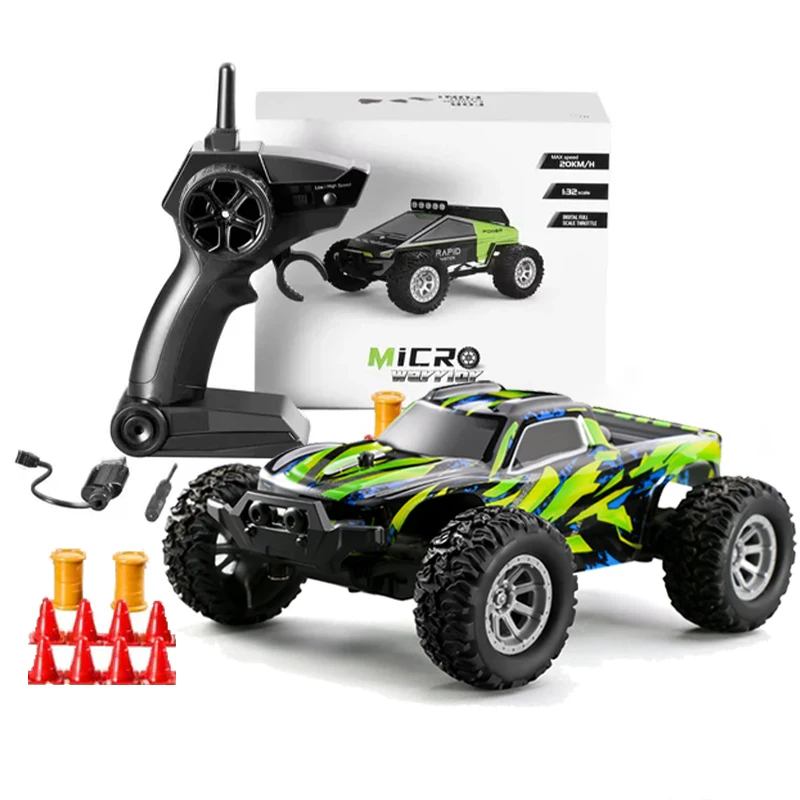 Voiture RC Stunt 2.4GHz - Drift & Rotation 360° - Bleu