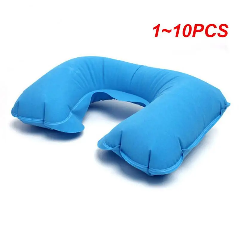 

1~10PCS Shaped Travel Pillow Car Head Neck U-miss Functional Inflatable Neck Pillow Inflatable Rest Air Cushion for Travel Neck