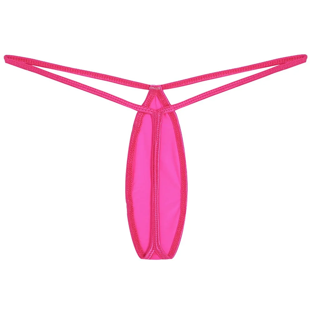 Men Sexy Bikini G-Strings Briefs Low Waist String Underwear Underpants Panties Bulge Pouch Male Thongs Erotic Lingerie