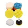 Multi-Functional Electric Drill Polishing Sponge Wheel Kit for Car Detailing - Angle Grinder Attachment with Imitation Plush 4