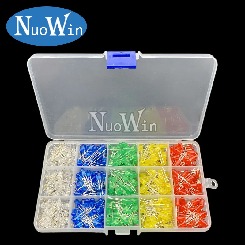 Assorted LED Diode Kit in Vibrant Colors - 3mm & 5mm Sizes