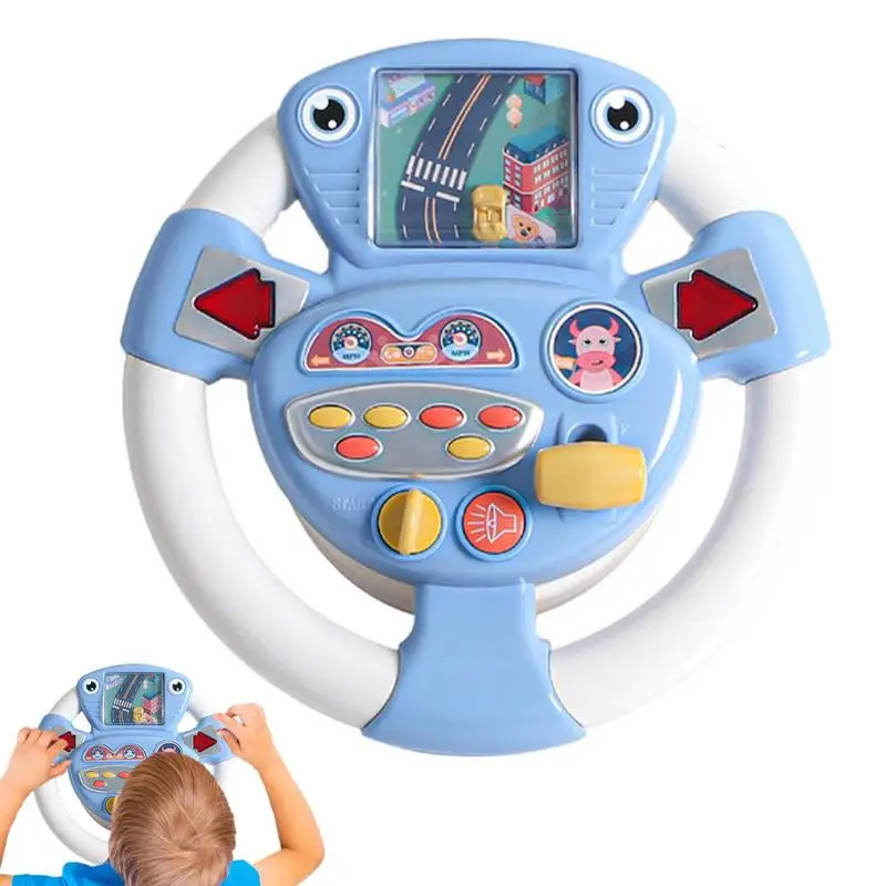 

Baby Steering Wheel Toy Simulate Driving Toys With Lights And Sounds Simulation Driving Educational Toys For Preschool Kids