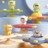 Baby Soothe Toy Cartoon Airplane Soothe Baby Artifact Baby Bath Fun Sucker Spinner Early Education Table Games 1