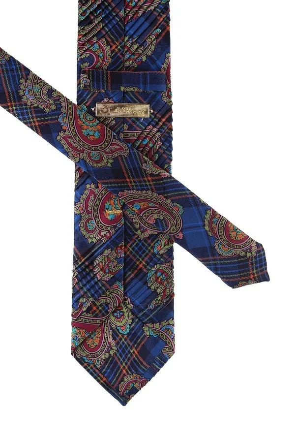 Рисунок 2 - Темно-синий Шелковый Галстук Пейсли