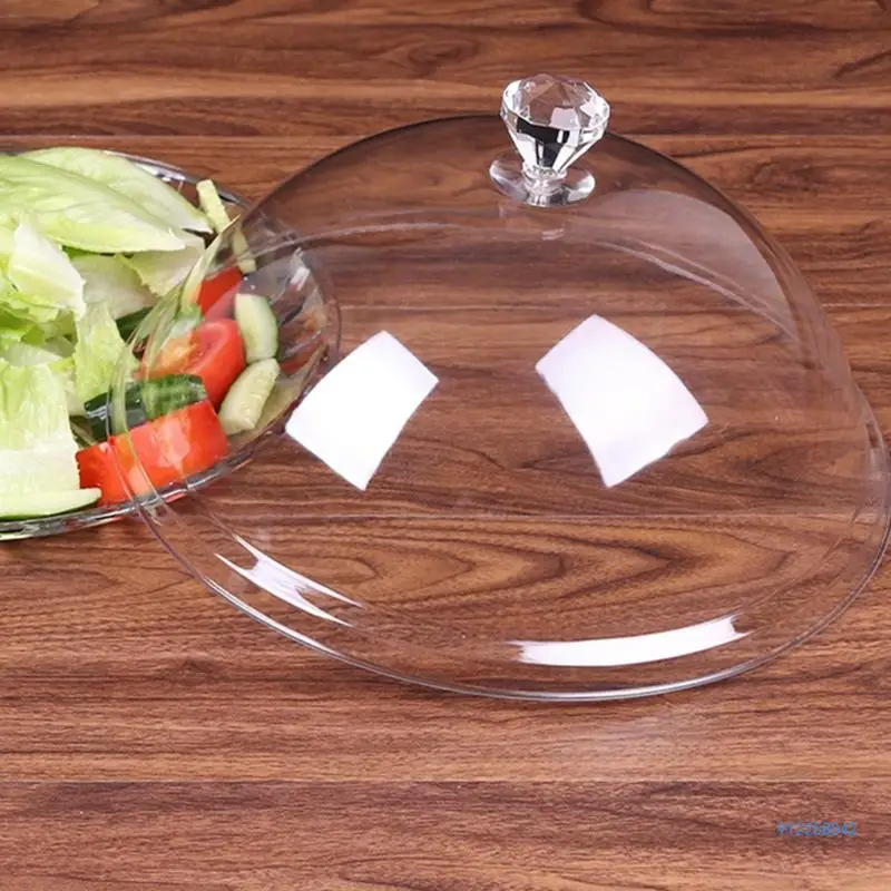 Clear Cover Dome Guard Shield Anti-insect Dustproof Keep for Fresh Covers Vegetable Cake Fruit Tray