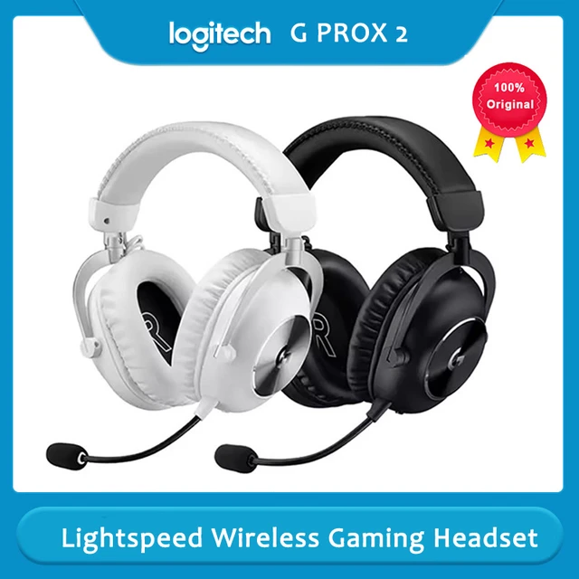 Logitech G PRO X2 LIGHTSPEED Wireless Gaming Headset, Detachable Boom Mic,  50mm Graphene Drivers, DTS:X Headphone 2.0—7.1 Surround