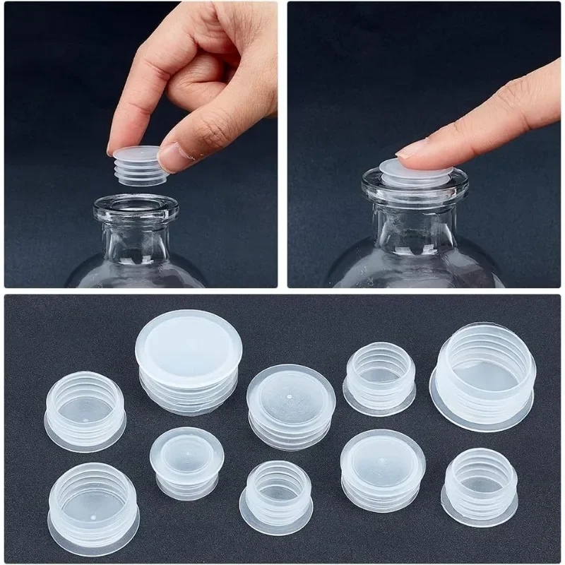 Lot De 60 Bouchons Pour Salière Et Poivrière - Capuchons Ronds