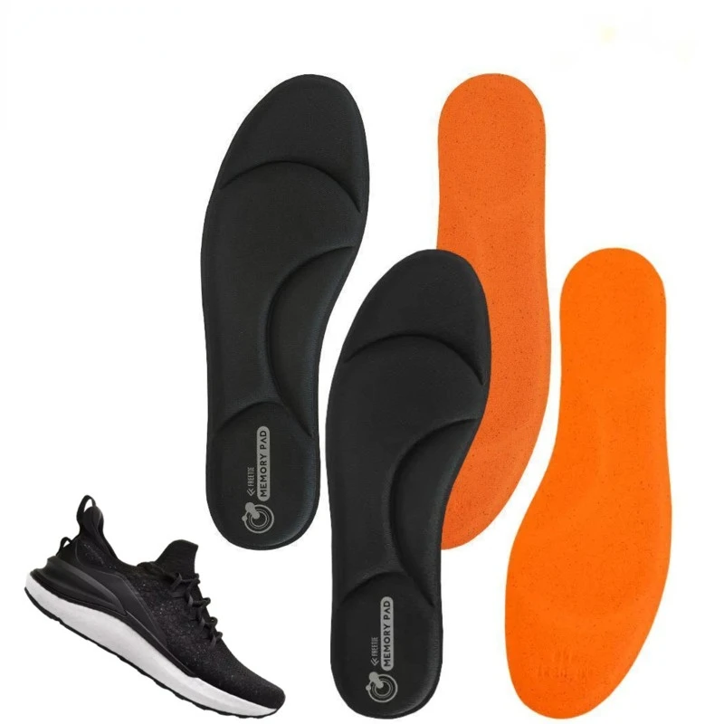  New  Sneakers Men Women Insoles Soft Foot Pads Fit Breathable Dry Shoe Soles Pad Youpin Freetie Sport Insole Official Store 