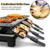 Table Grill, CUSIMAX Indoor Grill Electric Grill, Portable Korean BBQ Grill with 2 in 1 Reversible Non-stick Plate & Na 3