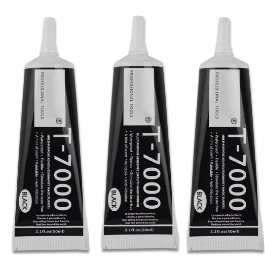Versatile Clear & Black Waterproof Craft Adhesive