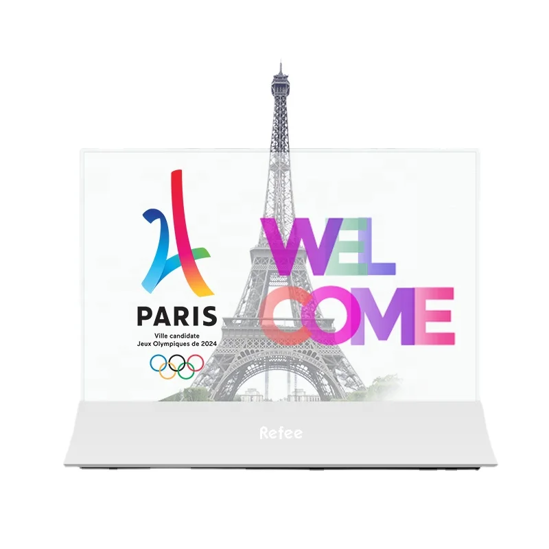 Refee 55 Pollici Oled Trasparente Schermo Pubblicitario Android Display Schermo Trasparente Oled