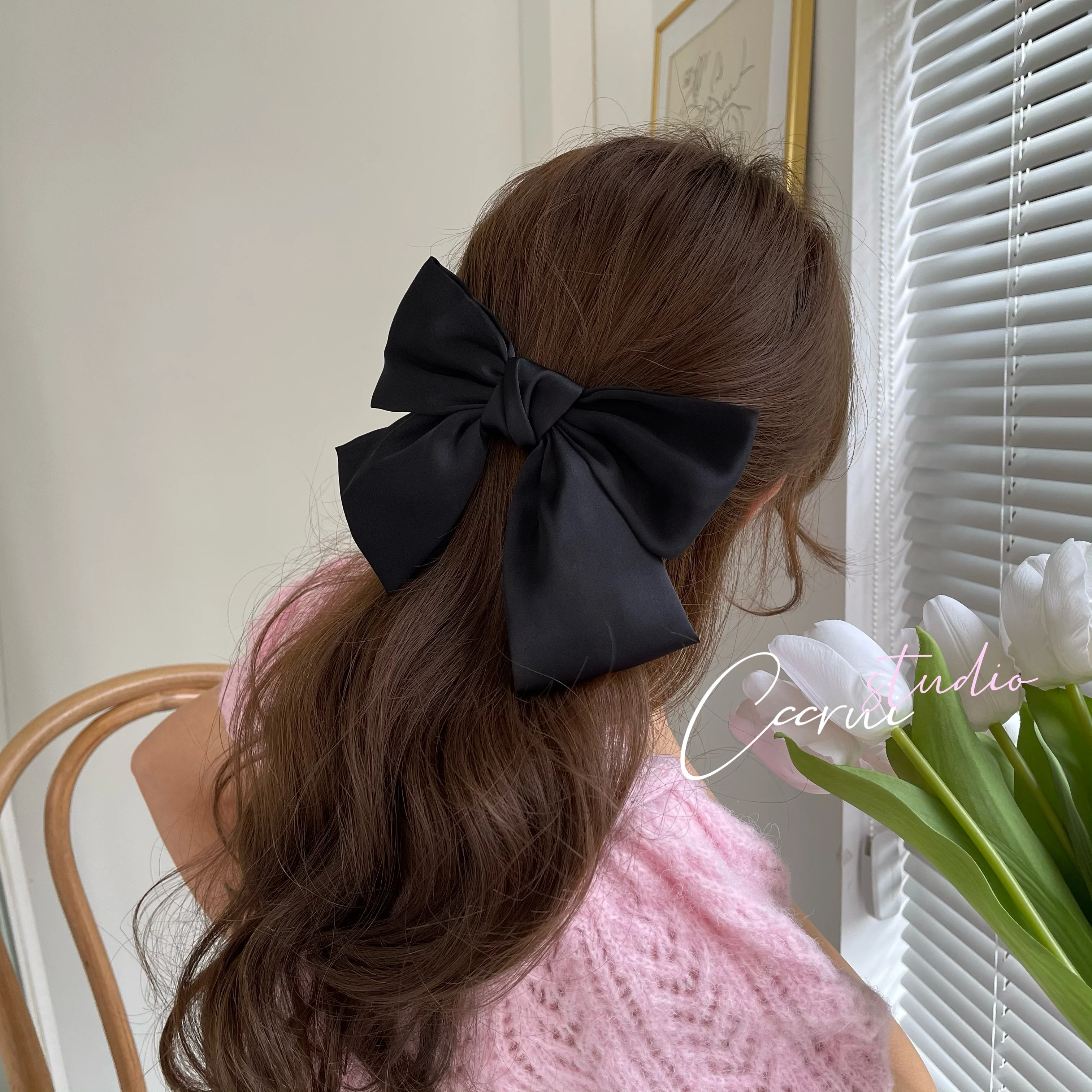 Louis Vuitton Inspired Hair Clips - Mini Bow Tie Style - Set of 2