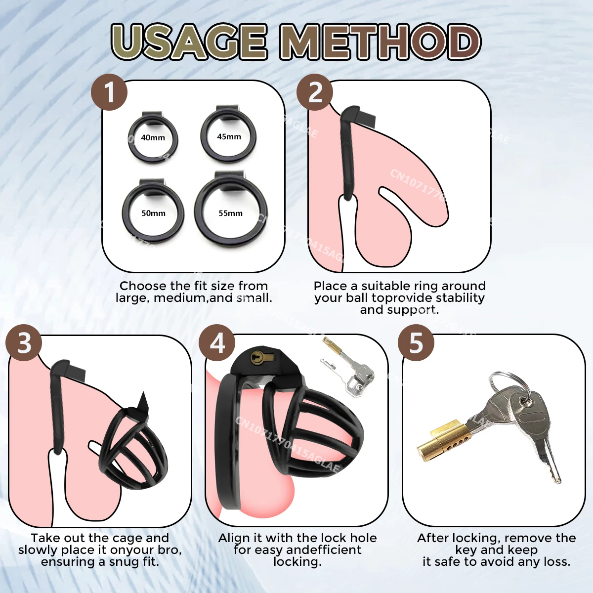 HESEKS Mini Male Chastity Penis Device Chrome CBT Slave Gay with Curved Lock Ring Men Cuckold Lockdown Cage Restraint Holder 18+ penis chastity cage chastity lock sex toy chastity cage accessory