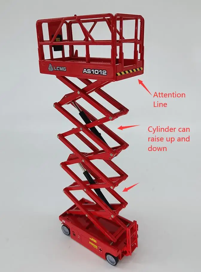 1:30 LGMG 1012 Self-propelled Scissor Lift Model Platform