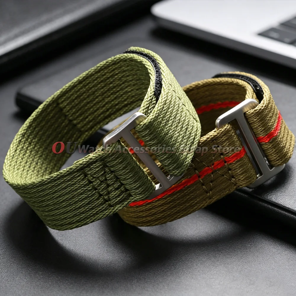 Durable Nylon Military Sport Wristband - Women's & Men's Replacement Canvas Watch Strap