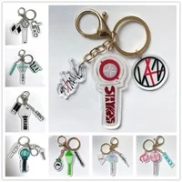 KPOP TWICE EXO Ateez Creative Three-Piece Keyring Acrylic Keychain Three Piece Set Pendant Accessories For Fans Gifts 1