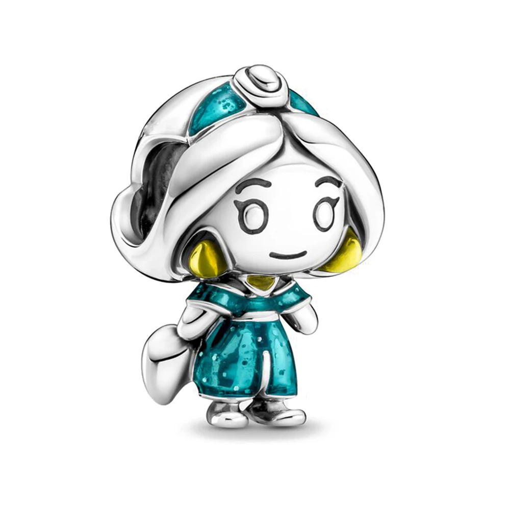 Herocross 925 Sterling Silver Alice In Wonderland Cat Charm of ley 925 Chain Beaded Fit Original Bracelet DIY Ladies Jewelry 2