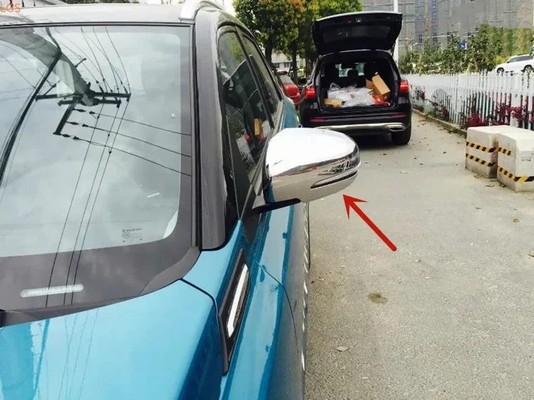 

For Suzuki S-CROSS 2016-2019 High-quality ABS Chrome rearview mirror decoration cover anti-rub protection car accessories H