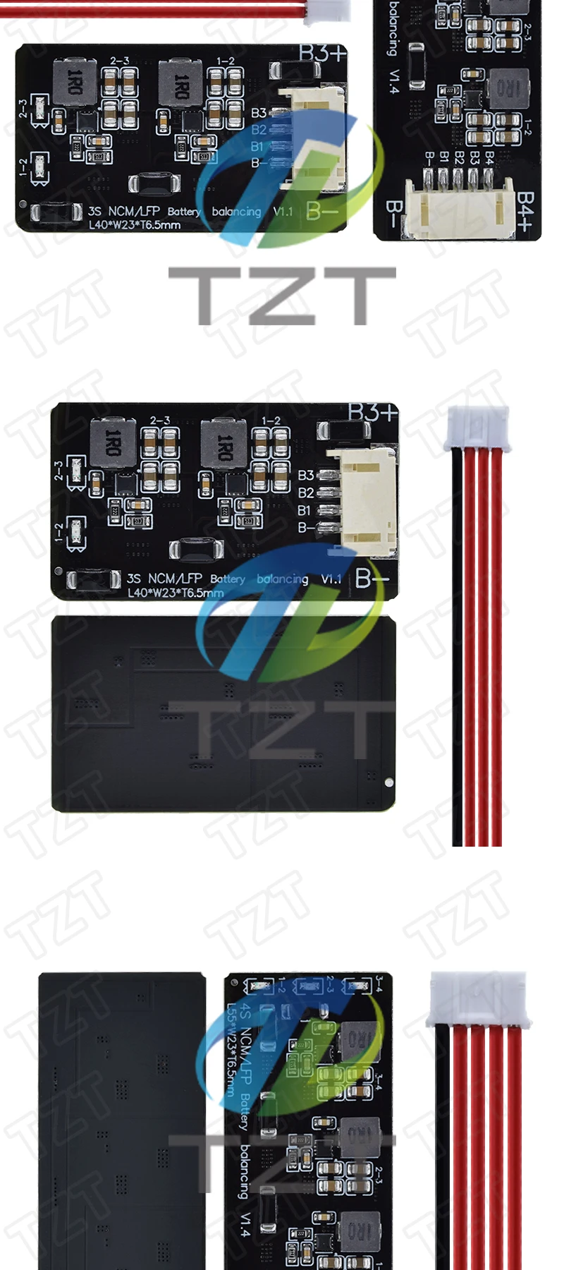 BMS 3S 4S Active Balancer Board 1,2 A Lifepo4 Lipo Li-Ion Lithium Batterie Energieübertragung Equalizer Modul Induktiv – Detail 6