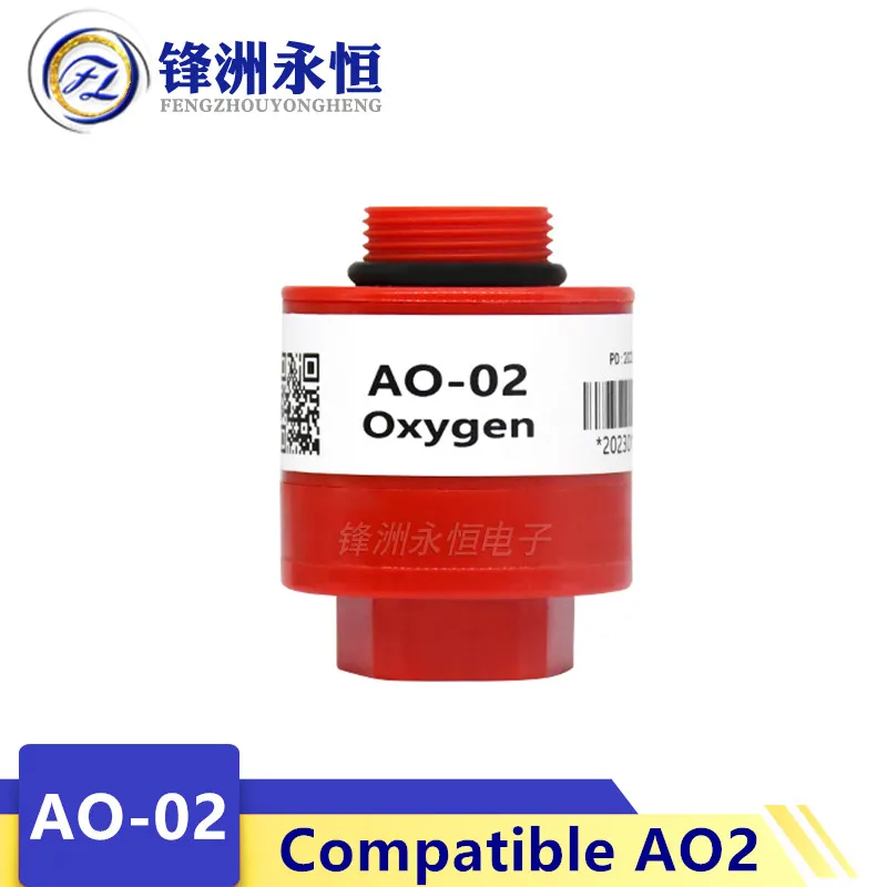 GANOMM Sensor de oxígeno AO-02 detector de gas compatible con AO2 AA428-210 AO2PTB-18.10