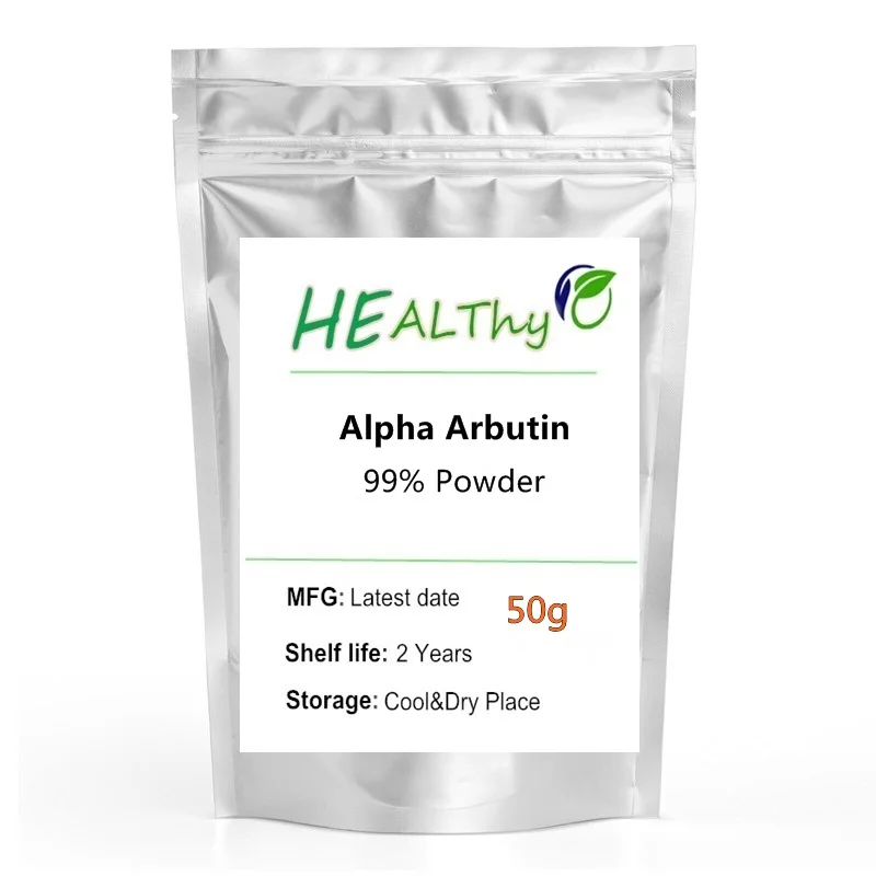 

50-1000g Hot Sell Alpha Arbutin Powder Skin Whitening Cosmetic Raw Material,Free Shipping