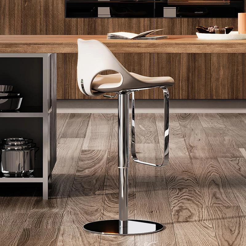 Luxury Swivel Bar Chair Adjustable Height Design Personalized Italian Bar Chairs Relaxing Lounge Taburetes De Furniture