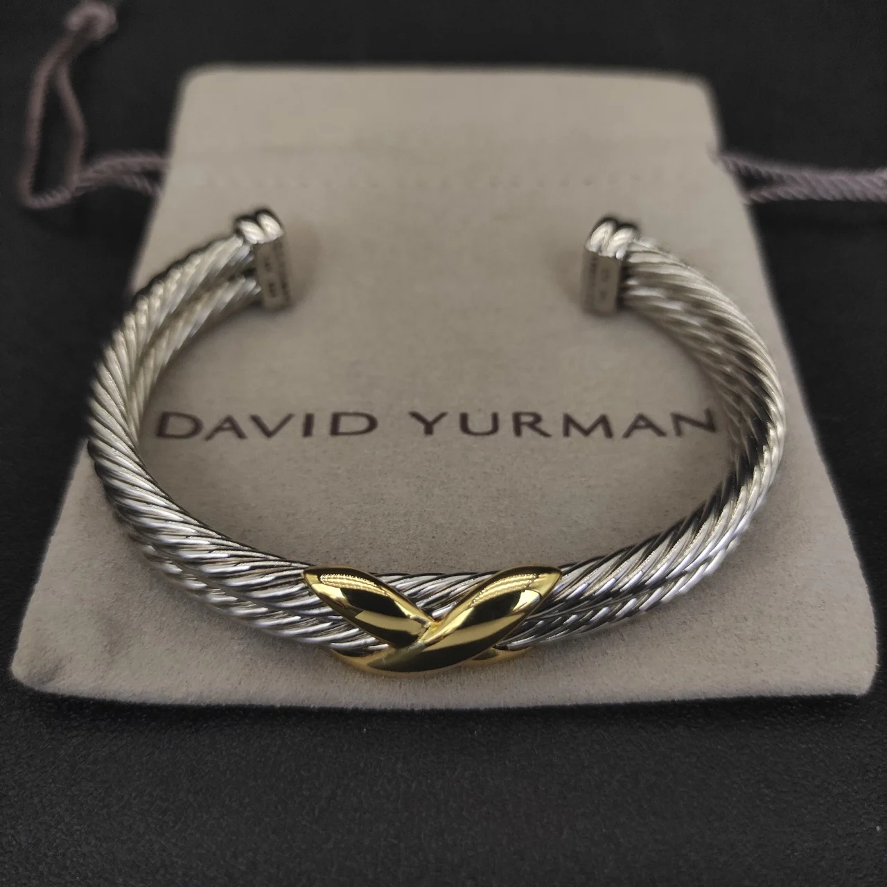 

David Yurma X 10MM Bracelet For Women High Quality Station Cable Cross Collection Vintage Ethnic Loop Hoop Punk Jewelry Band