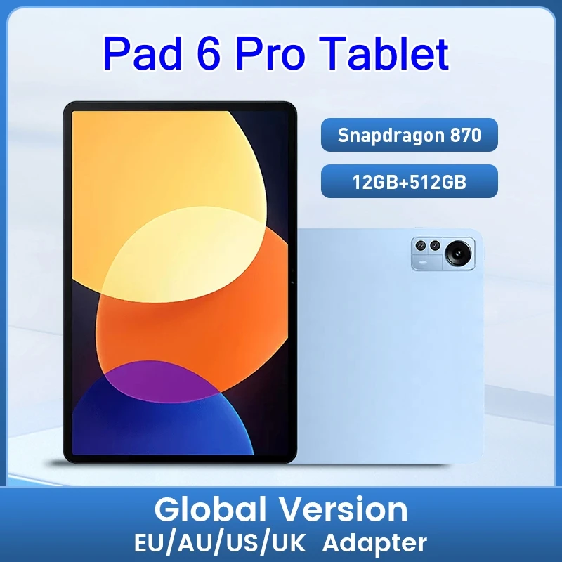 2023GlobalPad6ProAndroidTablet11InchSnapdragon870Tablette
