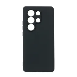 Ultra Matte Soft TPU Silicone Phone Case - Protective Shell Coque for itel S25 Ultra (Black)