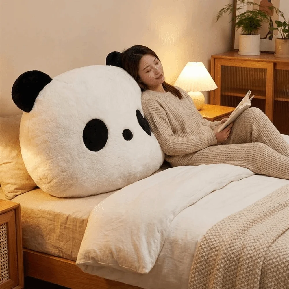 봉제 인형 플러시 팬더 쿠션 침실 소파 귀여운 봉제 팬더 베개 30cm 홈 데코 팬더 쿠션